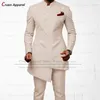 Męskie garnitury Blazers Kolory Wedding Men Suit Zestaw Wykazany przez kraweł Smukły Fit Man Groom Sukienka Tuxedo Dinner Złota szata Blazer Spodnie 2pcsmen's B