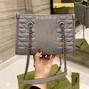 Потрясающие женские сумки для покупок сумки на плечах цепь роскошной дизайнеры дизайнеры сумочка модные винтажные сумочки сцепление сцепление кожа Marmont Marmont