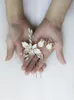Opale cristal cheveux peigne broche Vintage or épingle à cheveux fleur feuille casque coiffure mariée mariage bijoux accessoires de mariée m200 0615