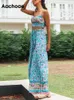 Aachoae Floral Printed Women Twe Piece Set Top and Pants Boho Outfits Summer Sexy Camisole Tops Wide Leg Ounsers Casuar