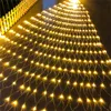 文字列LED 2×3/3×3/10×1/6×4mクリスマスネットライト屋外装飾接続可能な妖精メッシュ文字列ライト