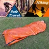 Sac de survie en plein air 2 pièces, sac de bivouac d'urgence, couverture de camping/randonnée bivouac, sac d'isolation thermique 220512