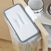 Waste Bins Kitchen Cabinet Door Garbage Rack Portable Plastic Garbages Hanging Bag Hook Scouring Pad Drying Rack Kitchens Storage Racks