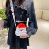 christmas Children change purse 2022 cartoon cute bubble silicone zero wallet for kids fashion boys girl Santa Claus decompression cross-body bags F1446