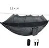 Nylon Camping Hammock swings with Net Lightweight Portable Hammocks High Capacity Tear Resistance Perfect for Outdoor Camping and Backyard Relaxation