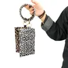 Läder Handväska Dubbelskikt Kvinnor Key Mobiltelefonväska Med Tassel Armband Plånbok Namn Kort Bank Kredit Förvaring Väskor EE