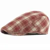 HT2649 BERET BERET FRITTURA EVERSIMENTO DONNE DONNE HATTO VINTAGE PLAID ARTISTA PITTER HATTO REGOLABILE IVY GASTBY BERETTO DELLA FATBO BERETS BERETS J220722