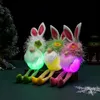 Partydekoration Ostern Tomte Gnome Dekorationen handgemachte schwedische Plüschpuppe mit LED-Licht Ornamenten Tisch Home DecorParty PartyParty