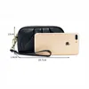 Wallets Genuine Leather Clutch Bag Lady Multi Zipper Phone Purse Woman Soft Mini Wristlet Wallet Simple Versatile Coin PurseWallets
