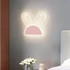 Lâmpada de parede menina criança criança quarto decoração noturna iluminação kawai pásco rosa luz decaração interna caseira lareira de bebê lâmpada