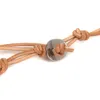 Bärade trådar Färgglada oregelbundna skalpärla Charmarmband Handgjorda vaxrep vävda armband kvinnliga trendiga för kvinnliga smycken gåvor Lars22
