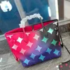 Women Luxurys Designers totes onthego Shopping Bags Top Quality game on Handbag Gradient Shouder Crossbody Bag Genuine Leather Ladies Handbags 33cm