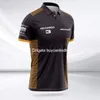Formel One Summer High Quality Brand McLaren Polo Kortärmad tröja F1 Casual Solid T-shirt Unisex T Shirts