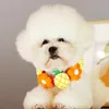 犬の首輪はかわいいパイナップルストロベリーフラワーカラーテディ日本の小さなペットの猫のコラルドグ