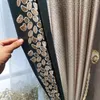 Cortinas cortinas de luxo de luxo francês El Sênior Elas