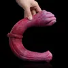Nxy Dildos Dongs New Simulation Fist Masturbation Device Intercourse Fake Penis Silicone Anal Plug Adult Fun Products 220507