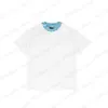 22SS Männer Frauen Designer T-Shirts T-Shirt Strickbuchstabe Jacquard Kragen Druck Baumwolle Kurzarm Rundhalsausschnitt Streetwear Weiß Schwarz Xinxinbuy XS-L