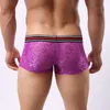 Underbyxor män seing boxer trosor transparent underkläder ren spets konvex påse sissy trosor erotiska underkläder underkläder
