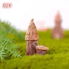 Decoratieve objecten Figurines 1 stks hout rustieke vintage kasteel mini fee