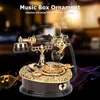 Objets décoratifs Figurines rétro Style européen boîte à musique en forme de téléphone cadeaux créatifs organisateur de rangement de bijoux étui ornements de maison