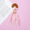 Decorative Objects & Figurines Mini Dream Catcher Feather Decoration Home Decor & Wall Hanging Adornment Handmade Car Pendant Wind Chime