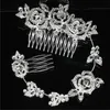 Headpieces styling crystal long wedding Headpieces comb bridal accessories handmade jewelry