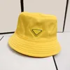 مصممي الفاخرون دلو القبعة القبعات الصياد متعددة الاستخدامات قبعات صلبة اللون خفيفة الوزن
