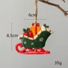 2022 Смола рождественская елка украшения украшения Xmax вечеринка подвески Санта -Клаус подвеска снеговика Хэнинг декаро