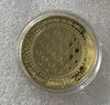 5 pcs/lot Polkadot Coin cadeau Plaqué Or Crypto Pièces Physique Crypto-monnaie BlockChain Innovation Souvenirs Commémorative Coin.cx