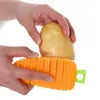 曲げ可能なプラスチック果物野菜ツールクリーニングブラシクリエイティブジャガイモニンジンサツマイモクリーンブラシキッチン用品 LT0130
