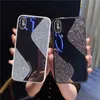 S Tarzı Ayna Glitter Telefon Kılıfları Bling Arka Kapak Koruyucu Kılıf iPhone 12 mini 11 pro max X Xs XR Xs Max 7 7p 8 8 artı
