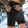 Men's Shorts Sport Men Sportswear Double-deck Running 2 In 1 Beach Bottoms Summer Gym Fitness Training Jogging Short PantsMen's Naom22