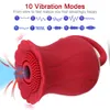 OLO 10 fréquence vagin sucer vibrateur Rose forme sexy jouets pour femmes Oral léchage Clitoris stimulateur mamelon ventouse