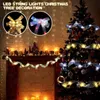 Strings 40/50 LED Christmas Ribbon String Lights 4m/5m Bows Light Tree Decoration Year Home DecorLED StringsLED