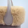 New 8 Colors Women Bag Faux Rex Rabbit Fur Plush Trim for Chic O Bag Plush Decoration Fit for Ochic Obag 210302