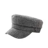 Baskar Stylish Baker Cap Women Flat Top Backable Beret Hat Sboy Capberets