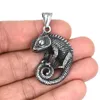 Colares de pingentes de colar de formato de lagarto de aço inoxidável para DIY Chain Chain/Bolt Belt Tinkets Manual Jóias Acessórios de joias