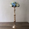 Dekorationsljushållare 60 cm/24 "Metall Candlestick Flower Vase Table Centerpiece Event Flower Rack Floor Road Wedding Imake117