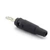 Autres accessoires d'éclairage Connecteurs de fiche banane empilables latéraux sans soudure rouge et noir de 4 mm pour haut-parleur musical Vidéo Audio DIY ConnectorO