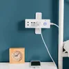 Rotatable Power Plugs Socket Holders Wall Storage Hook Multipurpose Self Adhesive Powers Strip Fixator Power Cord Holder Plug Sock9395532