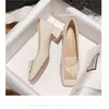 Klädskor höga klackar kvinnor prinsessor skor franska temperament fyrkantiga tå små läderskor eleganta sandaler 220714