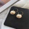 Koreanisch übergroße Perle Hoop Ohrringe für Frauen Mädchen einzigartig verdrehte Big Circle Ohrring Brincoos Mode Statement Schmuck 220716