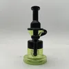 Bong in vetro Bubbler Dab Rig Narghilè Tubo dell'acqua con abbinamento di colori unico per l'olio