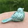 Porcelain Bird Lovers Figurine Ceramic Couple Birdie Miniature Decor Craft Ornament for Valentine's Day Gift Marriage Souvenir 220426