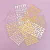 Gold and Silver Nail Art Butterfly Stickers Premium Good-looking 8pcs