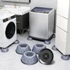 Diğer Bina Malzemeleri Çamaşır Makinesi Anti Titreşim Ayakları Pad Sessiz Kaymaz Kauçuk Ayaklar Buzdolabı Tabloları Dolap Evrensel Denge Sabit Braket 20220512 D3