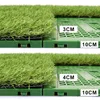 Decorative Flowers & Wreaths 32x32CM Artificial Grass Mat Real Touch Fake Moss Green Plant Lawn Turf Carpet Home Wedding DecorationDecorativ