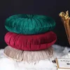 Pillow /Decorative Velvet Round Pumpkin Seat For Chair Waist Back Sofa Headrest Pouf Throw Tatami Home Decoration/Deco