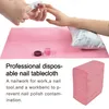 Foldable Nail Polish Disposable Cushion Holder Tablecloth Lint Paper Pad Nails Art Cleaning Hand Mat Napkin Manicure Tools 220812