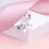 925 Sterling Silver Dangle kids shoes and baby bottle Bead Fit Pandora Charms Bracelet DIY Jewelry Accessories